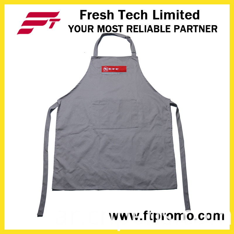 100% Polyester/Cotton OEM Custom Printing Promotional Kitchen Bib Apron